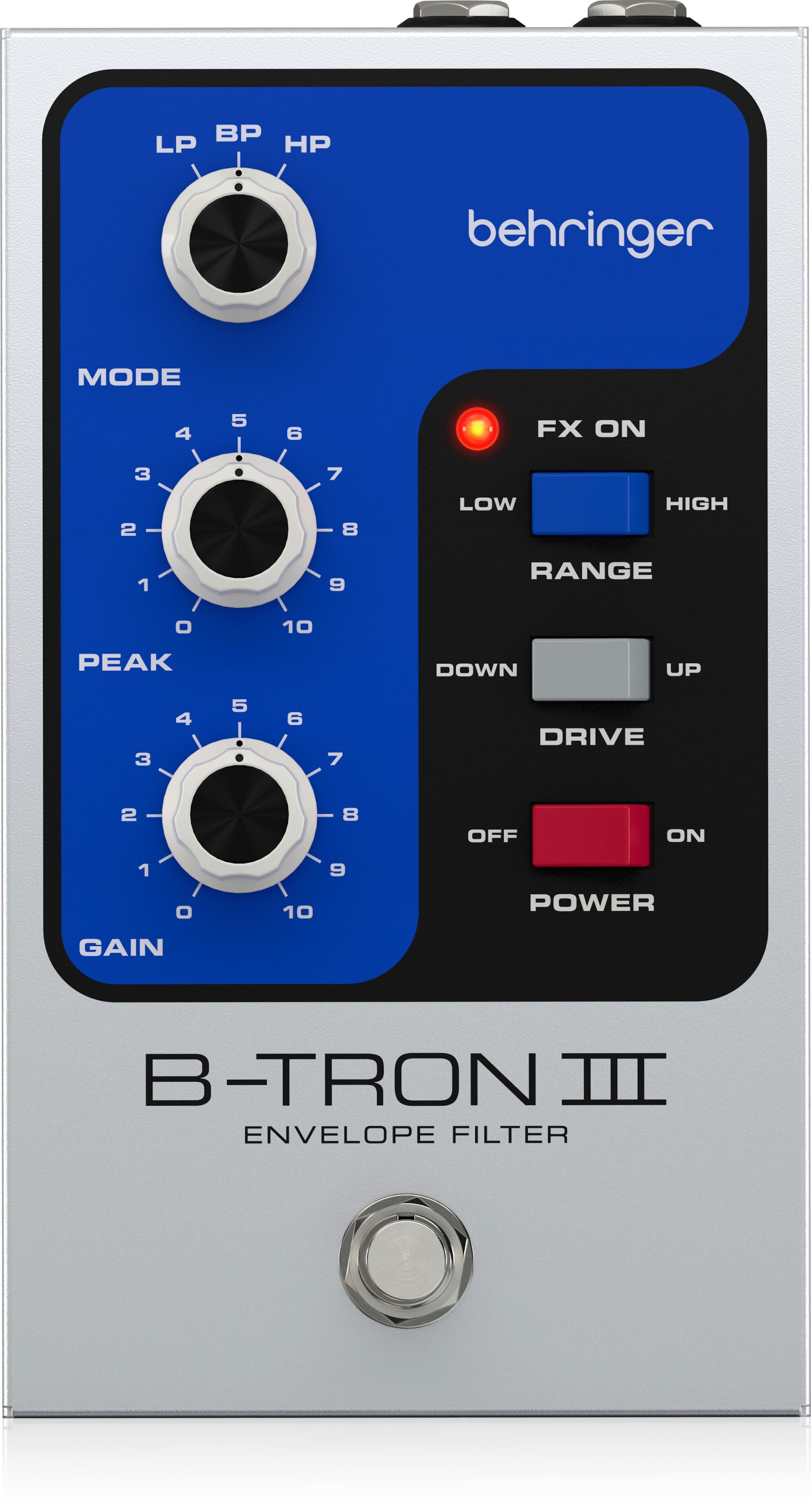 未使用Behringer B-Tron III Envelope Filter Behringer B-TRON Envelope Filter Vintage Auto-Wah Pedal
